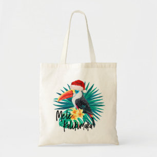 Bolso De Tela Aves tropicales de la selva de Mele Kalikimaka