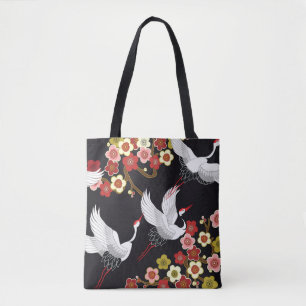 Bolso De Tela Aves Voladoras: Japonesa de Garra.