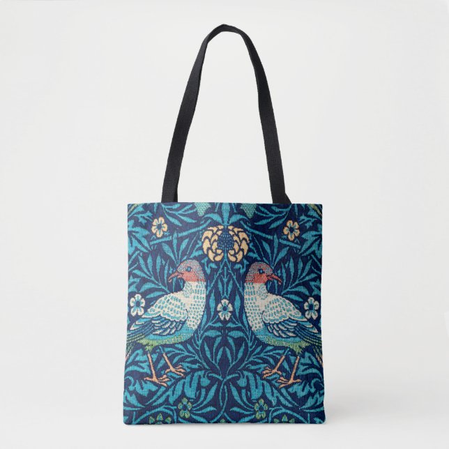 Bolso De Tela Aves, William Morris (Anverso)