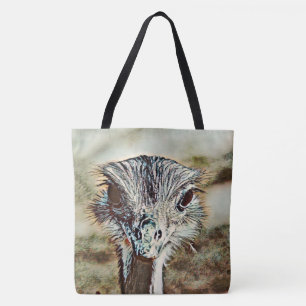 Bolso De Tela avestruz de toony