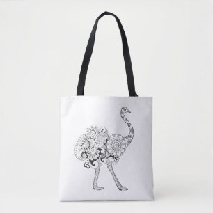 Bolso De Tela Avestruz inspirada 2
