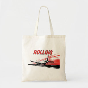 Bolso De Tela Aviación de Avión Rodante