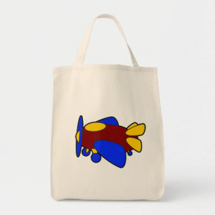 Bolso De Tela Avión Cute Colorful Personalizado Kids Plane