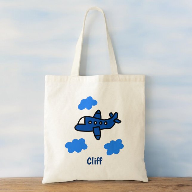 Bolso De Tela Avión en las nubes personalizado (Subido por el creador)