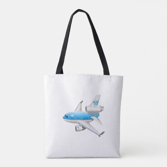 Bolso De Tela avión personalizado (Reverso)