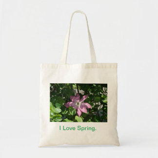 Bolso De Tela Aviso del tiempo de primavera