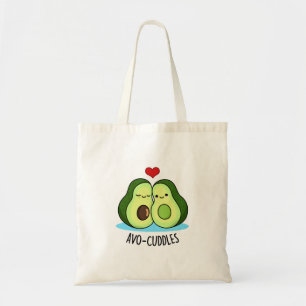Bolso De Tela Avocudelas Funny Aguacate Pareja Pun