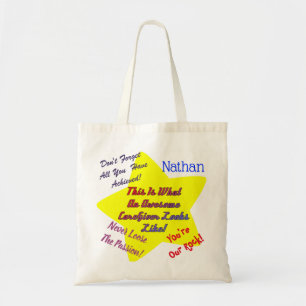 Bolso De Tela Awesome CareGiver Personalizado