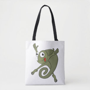 Bolso De Tela Awesome Chameleon