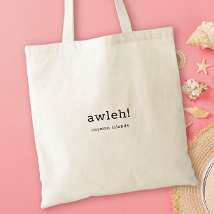 Bolso De Tela Awleh, un gracioso dialecto de las Islas Caimán
