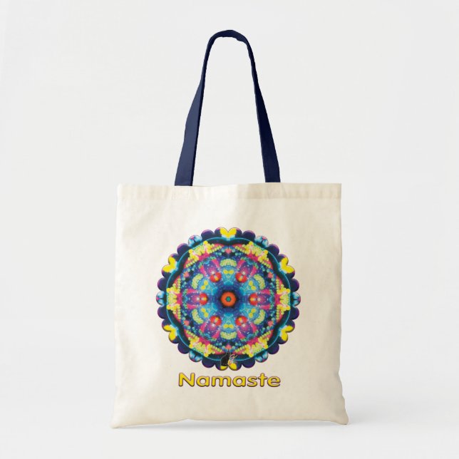 Bolso De Tela Axis Kaleidoscope Namaste (Frente)