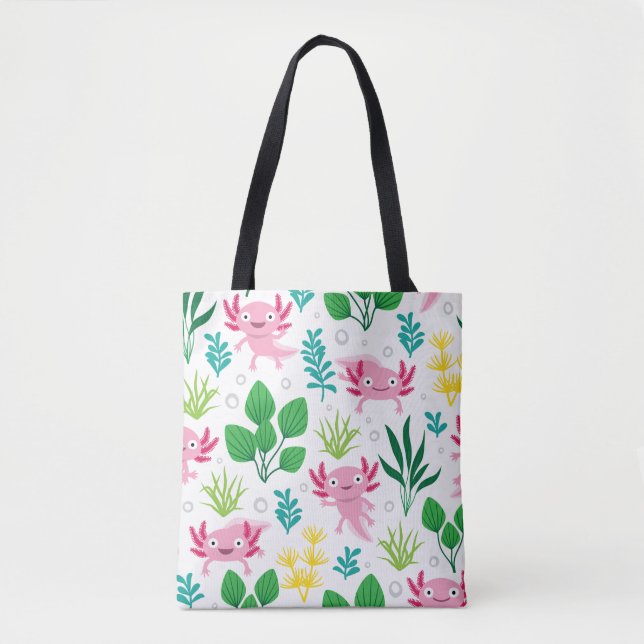 Bolso De Tela Axolotl (Anverso)