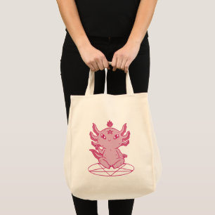 Bolso De Tela Axolotl Baphomet Pagan
