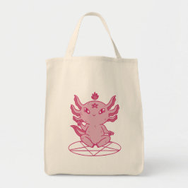 Bolso De Tela Axolotl Baphomet Pagan
