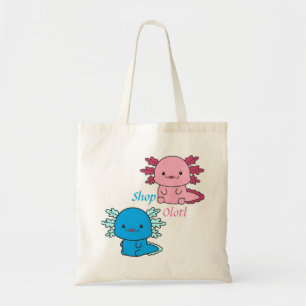 Bolso De Tela Axolotl Cutes