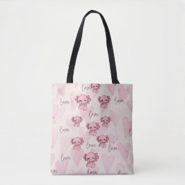 Bolso De Tela axolotl cutto
