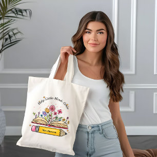 Bolso De Tela Ayuda a que la mente pequeña crezca el regalo de m