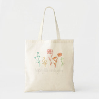 Bolso De Tela Ayudando a las mentes pequeñas a cultivar Wildflow