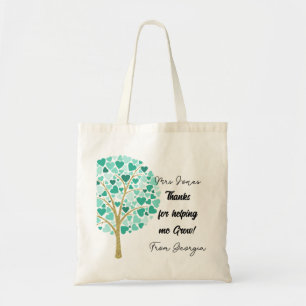 Bolso De Tela Ayudándome a cultivar árboles para apreciar a los