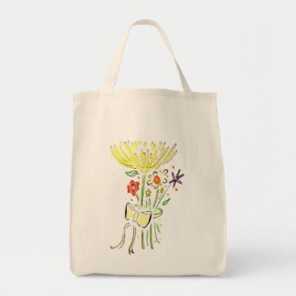 Bolso De Tela Ayudante de la flor
