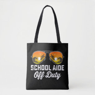 Bolso De Tela Ayudante Escolar Fuera de Servicio Gafas de Sol Úl