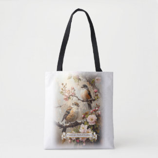 Bolso De Tela Azantalight ~ Birds of Henislight Tote Bag