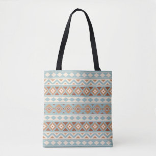 Bolso De Tela Aztec Essence Ptn IIIb Blue Cream Terracottas