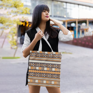 Bolso De Tela Azteca de origen marrón
