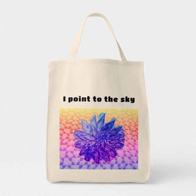 Bolso De Tela Azul (Frente)