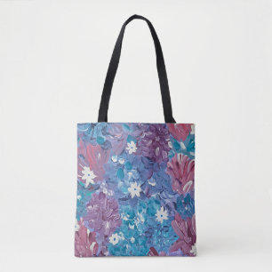 Bolso De Tela Azul brillante