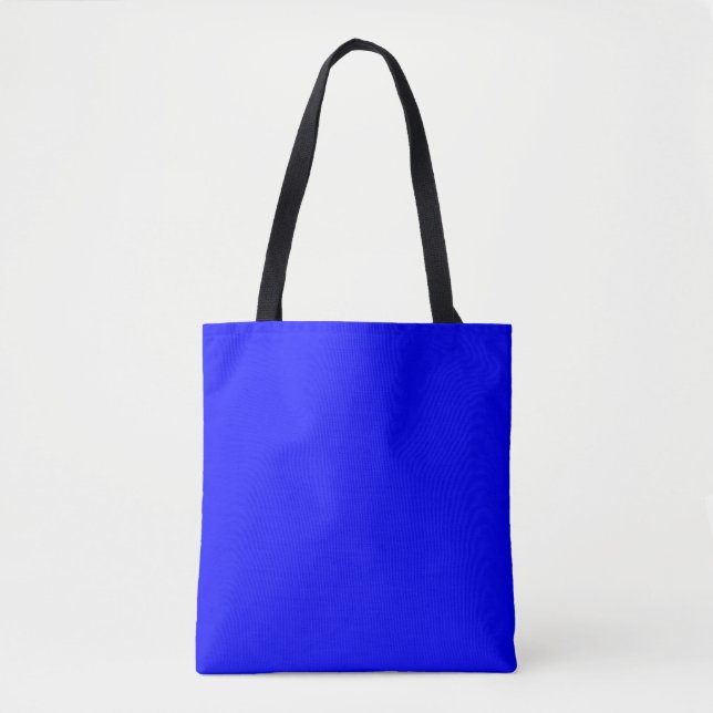 Bolso De Tela Azul (color sólido) (Anverso)