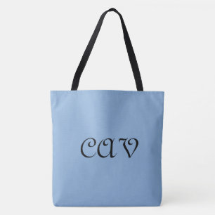 Bolso De Tela Azul de Cornflower