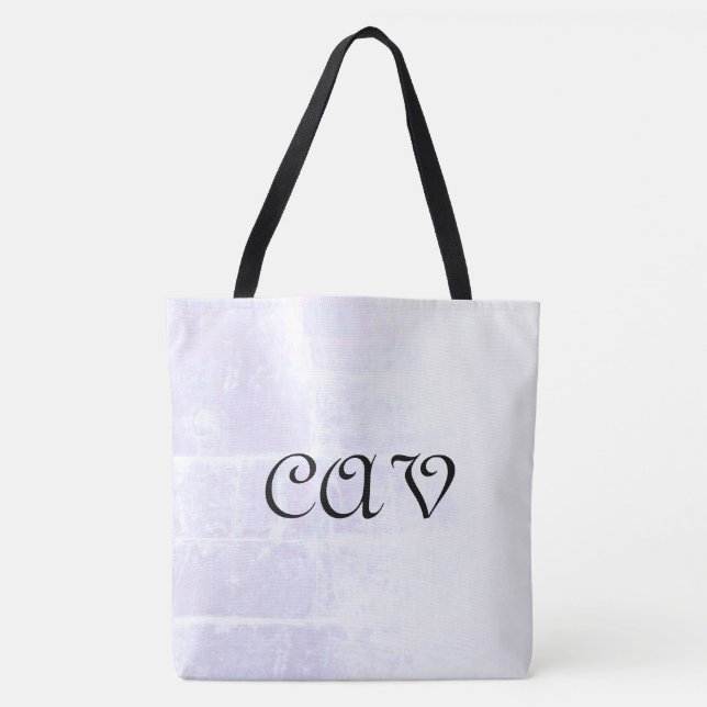 Bolso De Tela Azul de Cornflower (Anverso)
