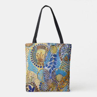 Bolso De Tela Azul de Enero a través del espejo