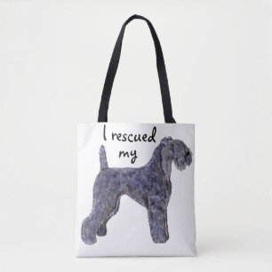 Bolso De Tela Azul de Kerry del rescate
