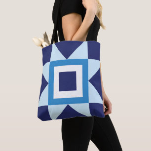 Bolso De Tela azul de las estrellas oscuras textura moda noche f