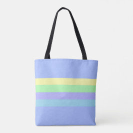 Bolso De Tela Azul de Lavender Pastel