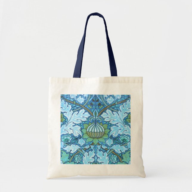 Bolso De Tela Azul del Victorian (Frente)