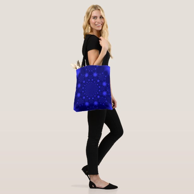 Bolso De Tela Azul deslumbrante (Puesto)