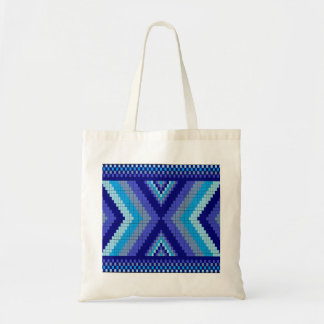 Bolso De Tela Azul grande