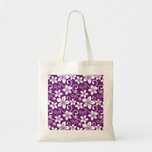 BOLSO DE TELA AZUL HAWAII (PLUM) (Frente)