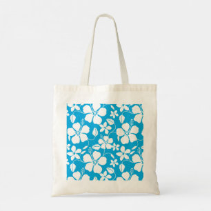 BOLSO DE TELA AZUL HULA (HIBISCO) HAWAIIAN