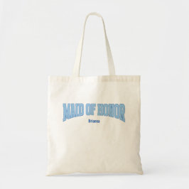 Bolso De Tela Azul Marino + Brillo Falso DAMA DE HONOR