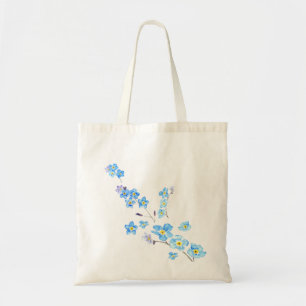 Bolso De Tela azul olvídenme no