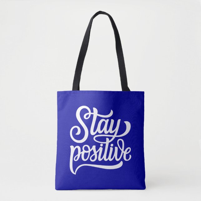 Bolso De Tela Azul positivo (Anverso)