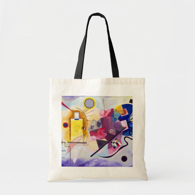 Bolso De Tela Azul rojo amarillo, Wassily Kandinsky (Frente)