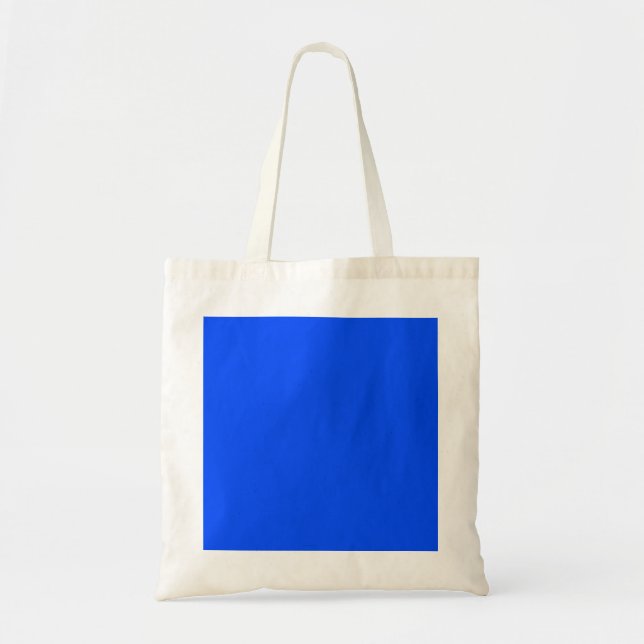Bolso De Tela Azul (RYB) (color sólido) (Frente)
