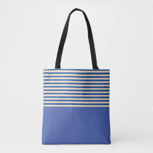 Bolso De Tela Azul Sobre Banda Azul