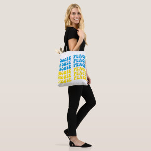 BOLSO DE TELA AZUL Y AMARILLO UCRANIA ELIGE PAZ