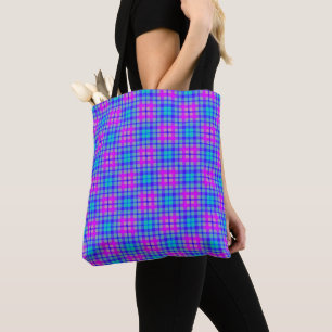 Bolso De Tela Azul y morado Colorido de color pastel moderno